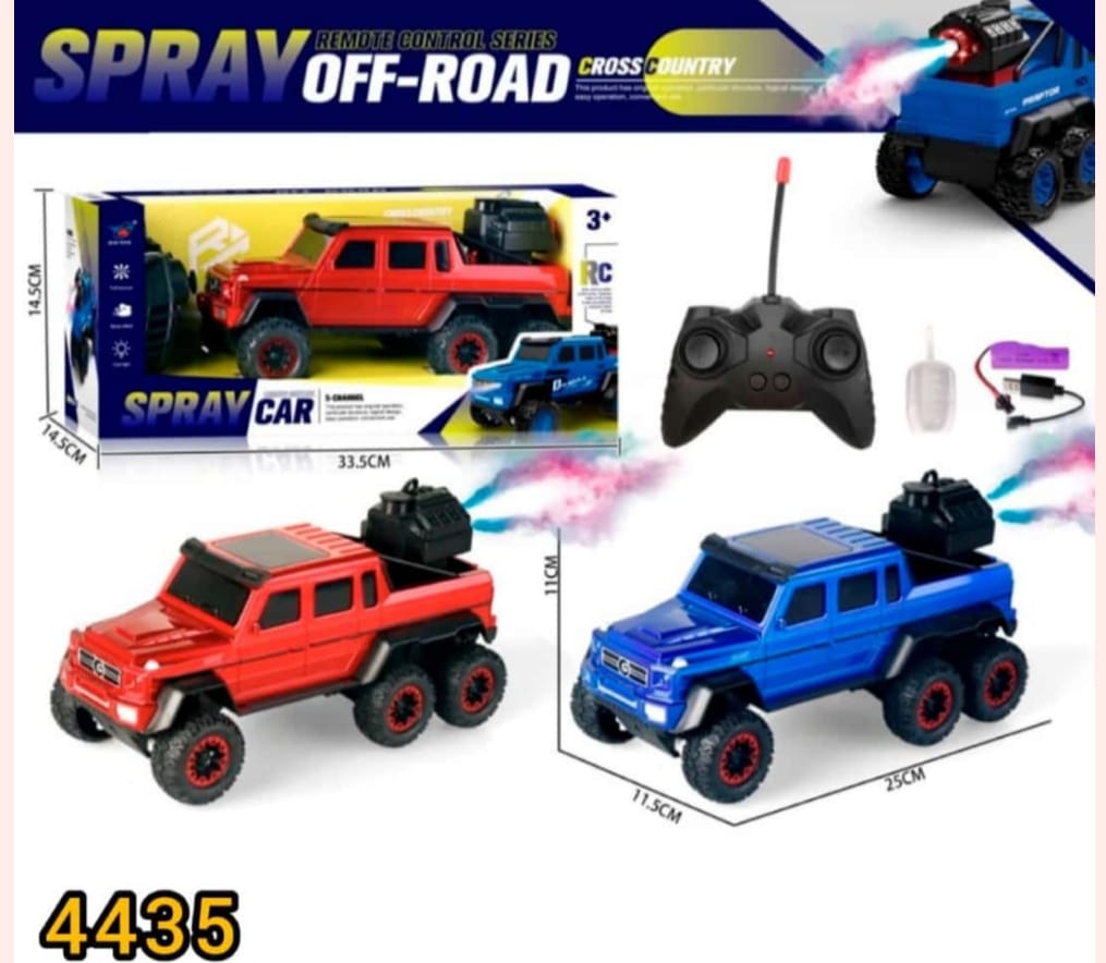 Spray RC Truck 6 Wheels