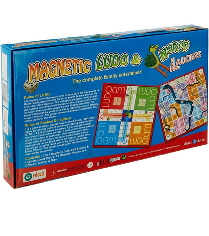 Magnetic Ludo and Snakes Ladder