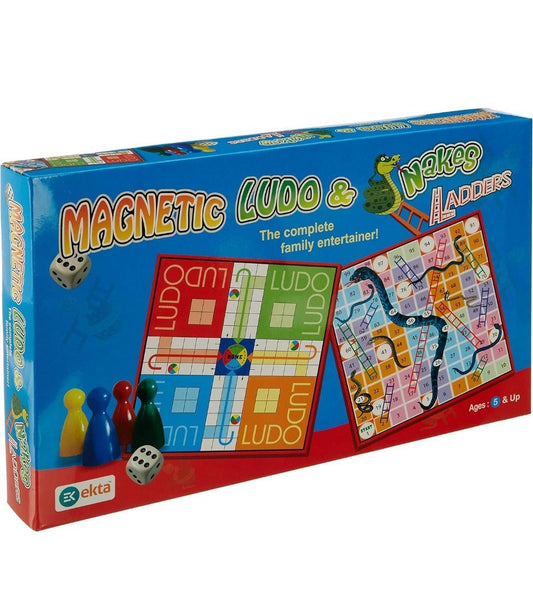 Magnetic Ludo and Snakes Ladder
