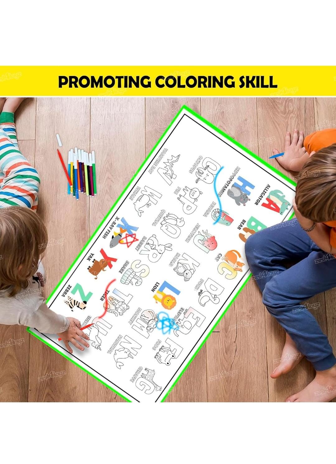 Golden Colouring Mat