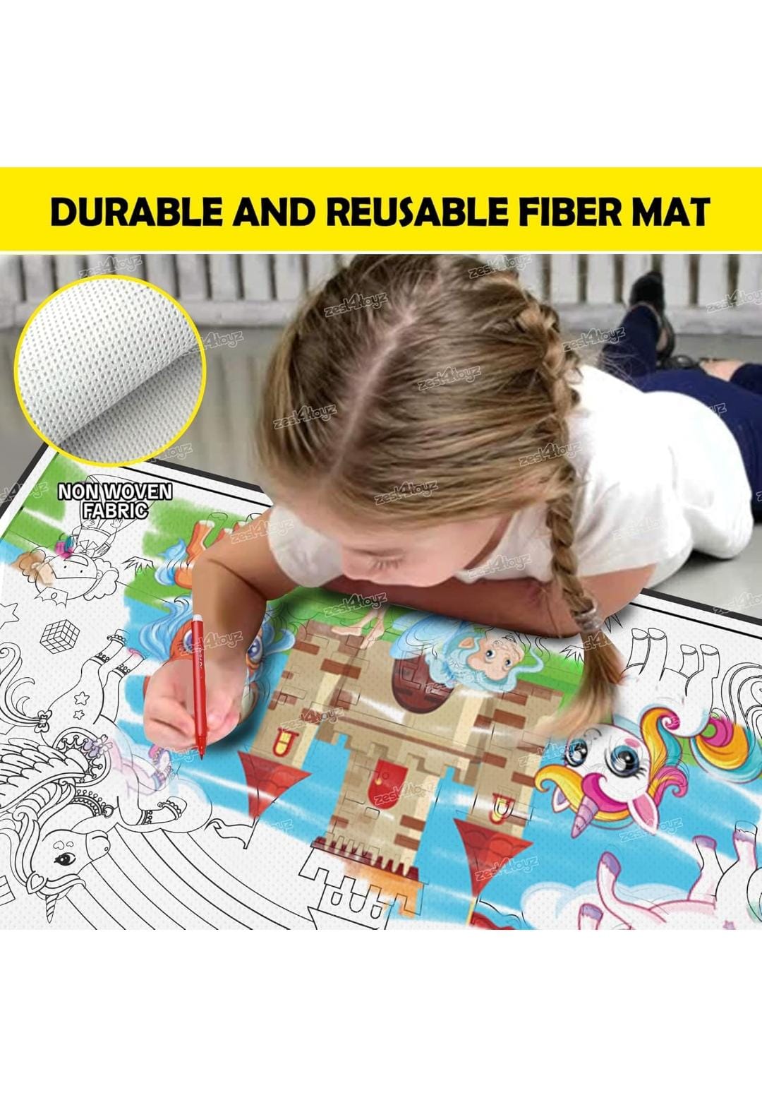 Golden Colouring Mat