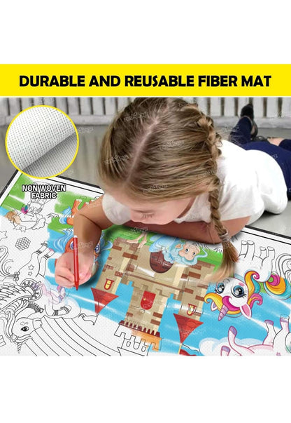 Golden Colouring Mat