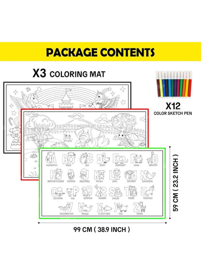 Golden Colouring Mat