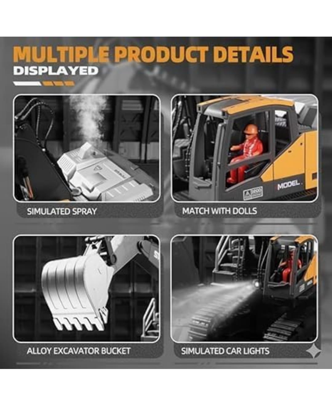 JCB Alloy Excavator Metal