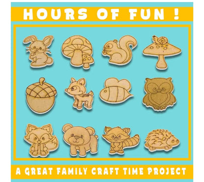 3D Wooden Magnets