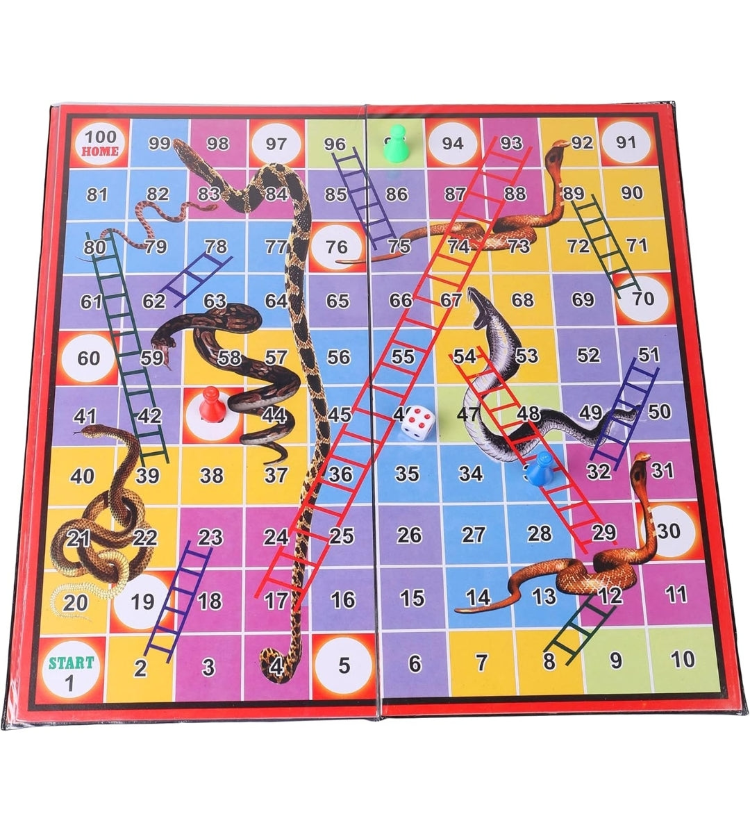 Normal Ludo and Snakes Ladder
